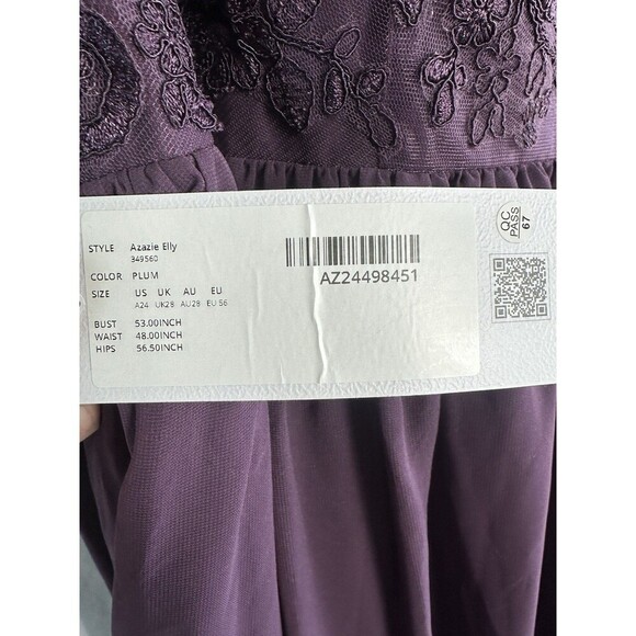 NWT Azazie Woman’s Plus Size A24 Mother of the Bride/Groom 24W - Picture 13 of 16